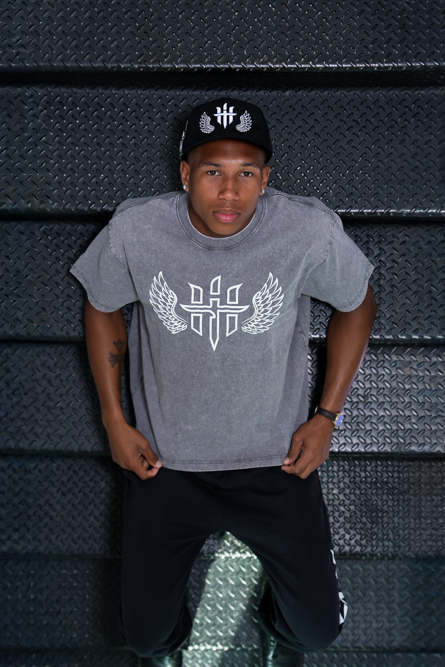PUFF WINGS TEE GRY