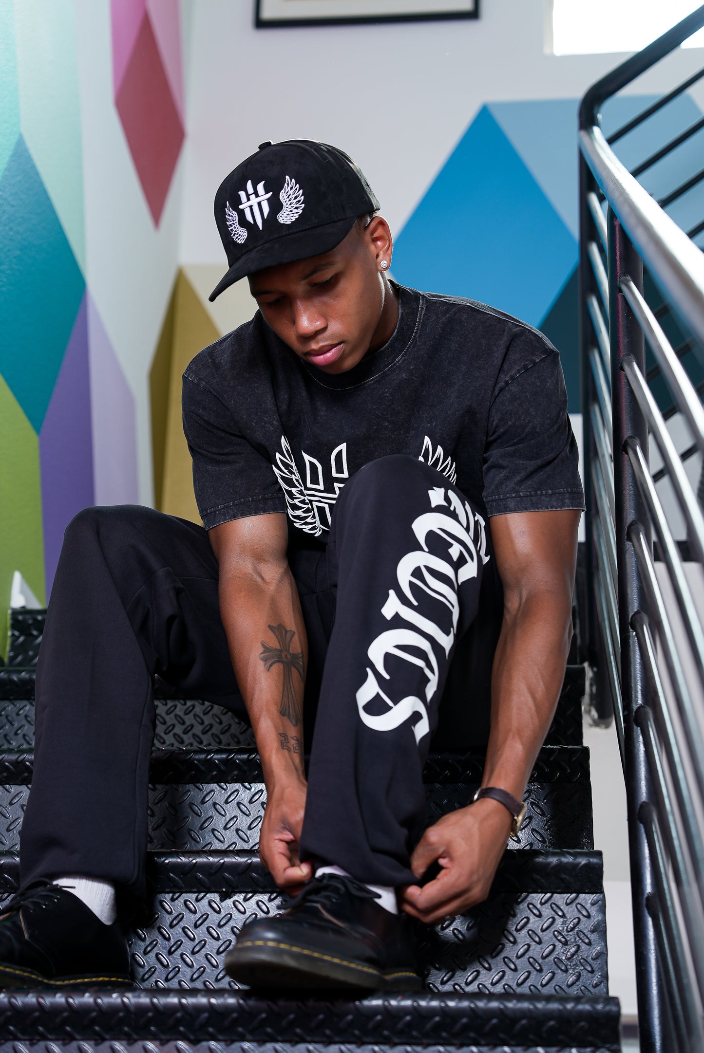 SCRIPT SWEATPANTS - NO CORDS
