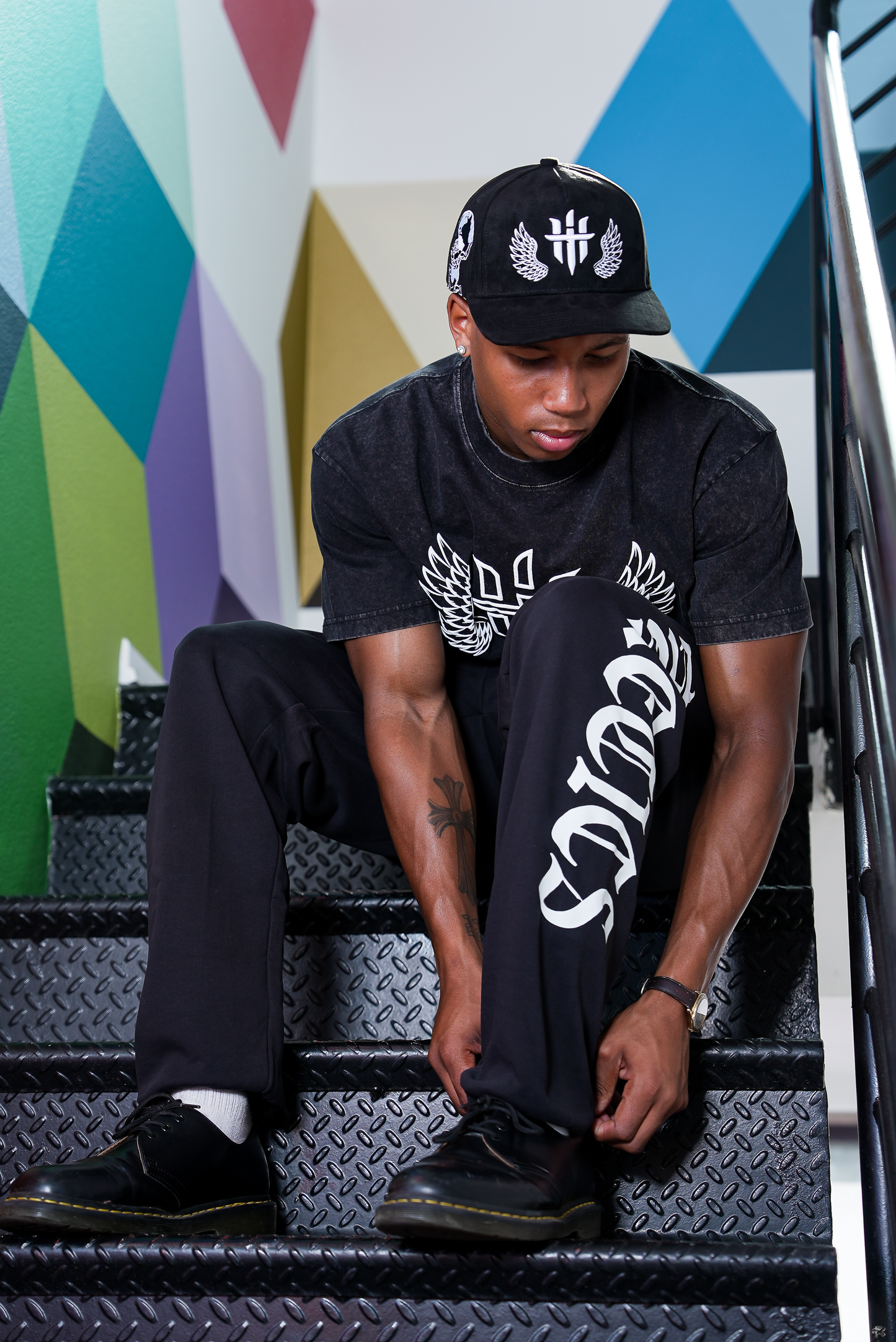 SCRIPT SWEATPANTS - W/ CORDS