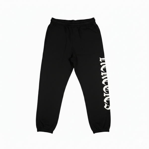 SCRIPT SWEATPANTS - NO CORDS