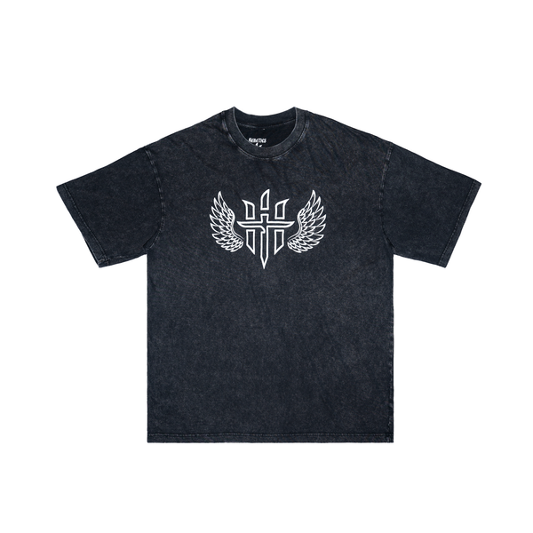 PUFF WINGS TEE BLK