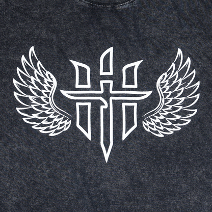 PUFF WINGS TEE BLK