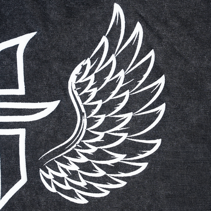 PUFF WINGS TEE BLK